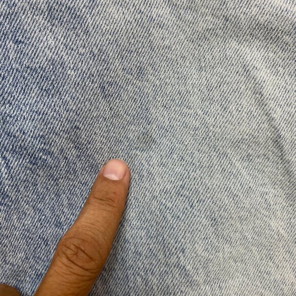 We The Free Jeans Womens 30 Blue Wide Leg High Rise Denim Distressed - Picture 2 of 11